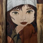 Marquetry Panel of the Hooded Boy