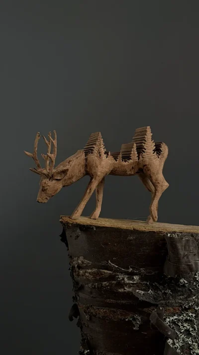 The Deer That Carries Its Forest Within It
