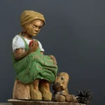 The Forest Girl and the Squirrel